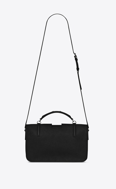SAINT LAURENT Shoulder Bags Y Woman large charlotte messenger bag in black leather b_V4